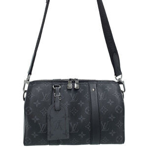 Louis Vuitton Monogram Eclipse Black City Keepall Shoulder Bag